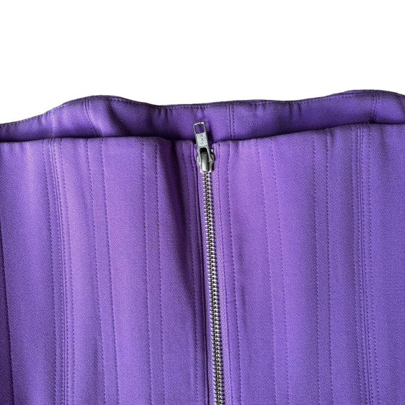 Alex Perry Lavender Strapless Midi Dress US Size 8 Flattering Corset - Picture 4 of 7